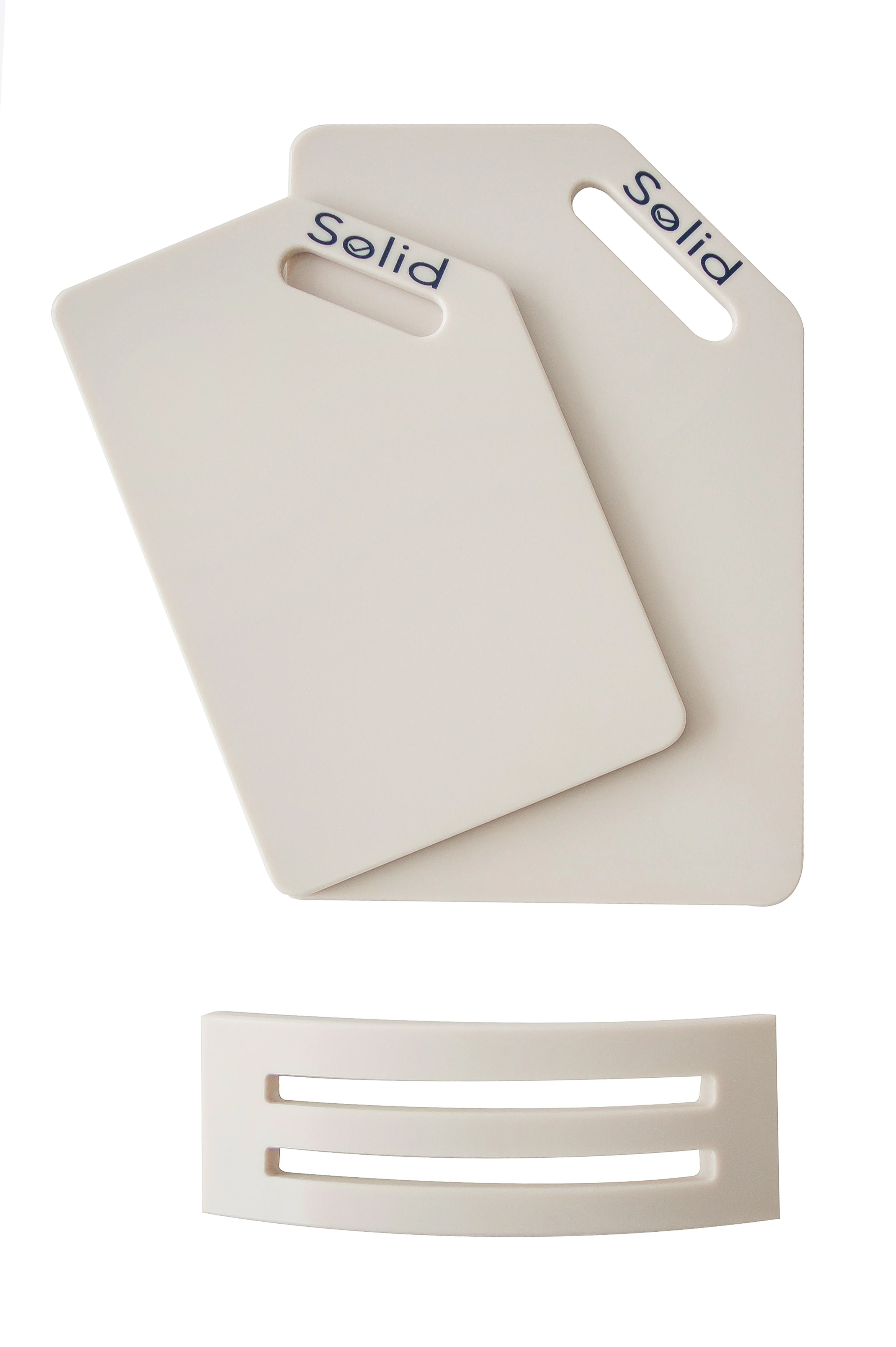 Твердые разделочные доски набор из 2 досок и подставки |