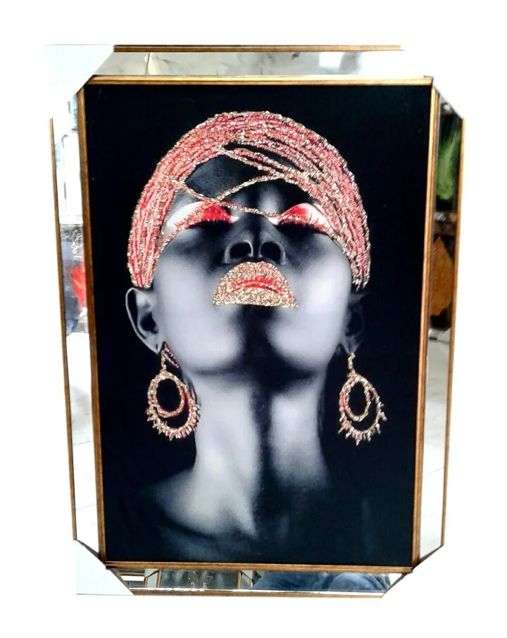 Koop 3D Digitale Canvas Schilderij Met Spiegel Frame 70*100 Cm