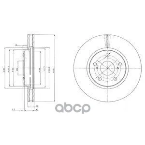 Диск Тормозной (2шт В Уп) Bg4139c Delphi арт. BG4139C|Тормозная жидкость| - Цена: 2 352,00 руб.