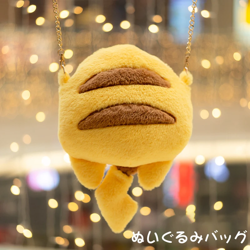 

Anime Bag 1pcs Pokemon Pikachu Kawaii Bag Cartoon Cute Plush Doll Shoulder Messenger Bag Metal Chain Phone Bag Wallet Gift Y530