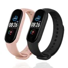 2 шт. M5 Smart Watch Sport фитнес трекер Шагомер сердечного ритма крови Давление монитор Bluetooth M5 Группа Смарт браслет для мужчин и женщин