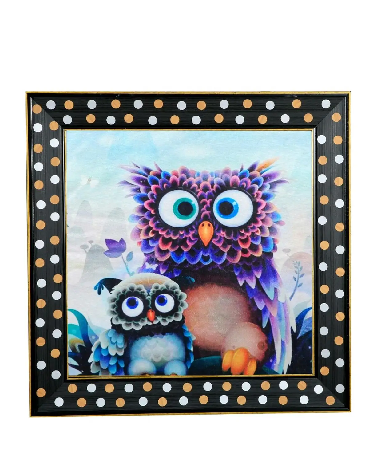 

Canvas Print Luxury Glass Framed Owl