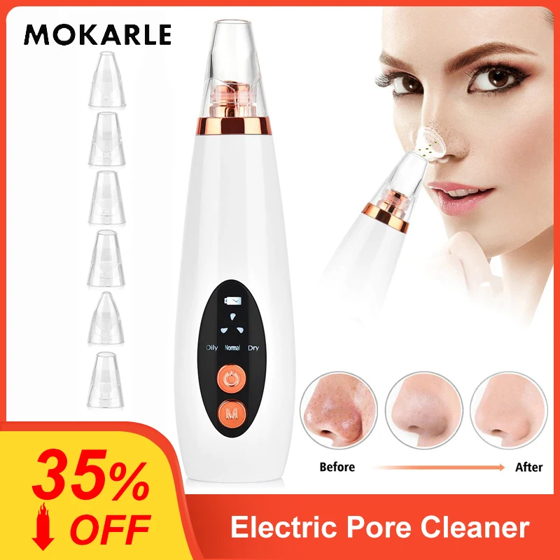 

Blackhead pore vacuum cleaner nose cleanser blackheads remover Blackhead acne removal button face suction beauty skin care tool