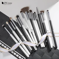 ducare professional makeup brushes 16pcs classic black goat synthetic hair high quality powder foundation make up brush tools