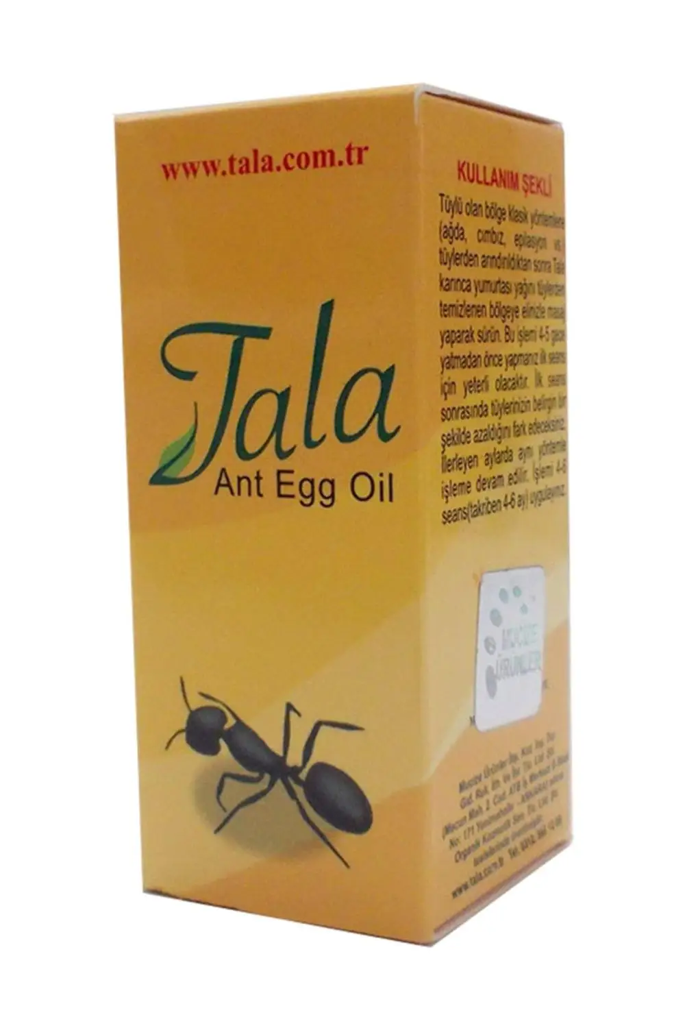 Масло для перманентного удаления волос TALA ANT оригинальное 20 мл