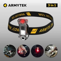 multifunctional keychain flashlight armytek zippy es wr white and red rechargeable mini torch 5 colours available