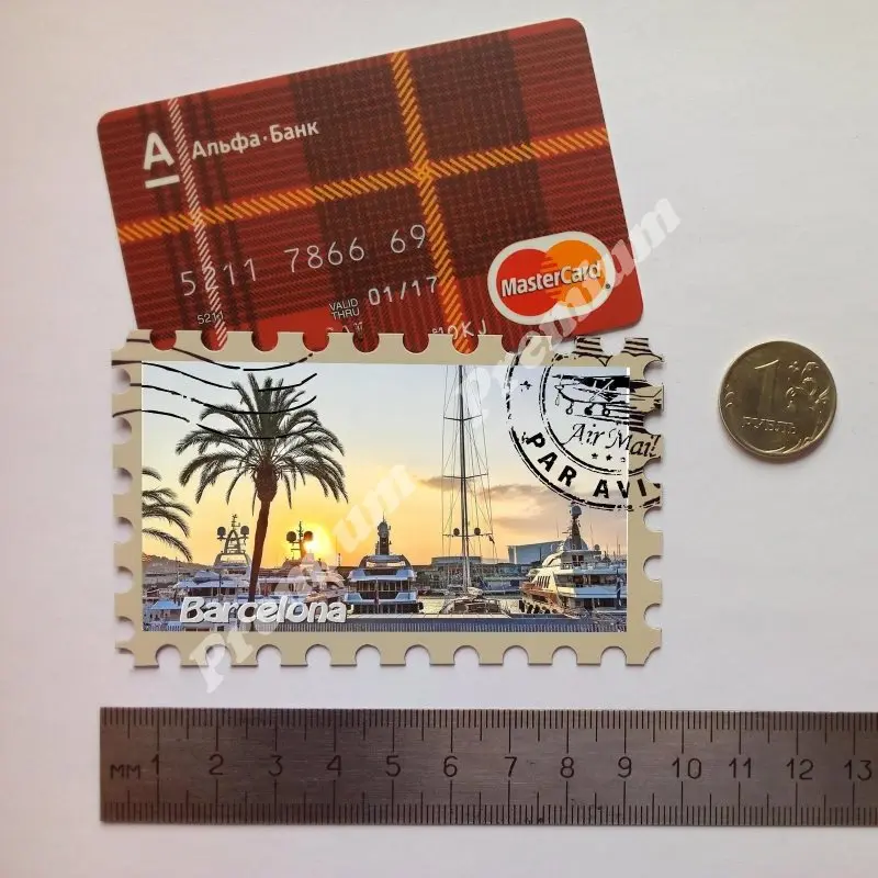 Барселона Испания Сувенирный магнит