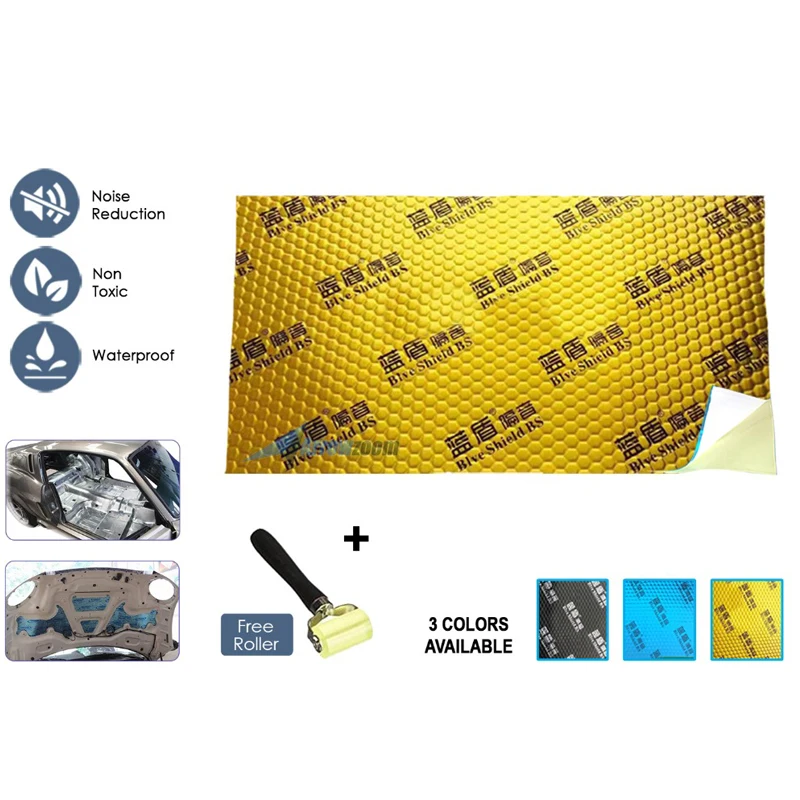 Автомобильный клейкий бутиловый звукоизолятор Arrowzoom акустическая шумоизоляция