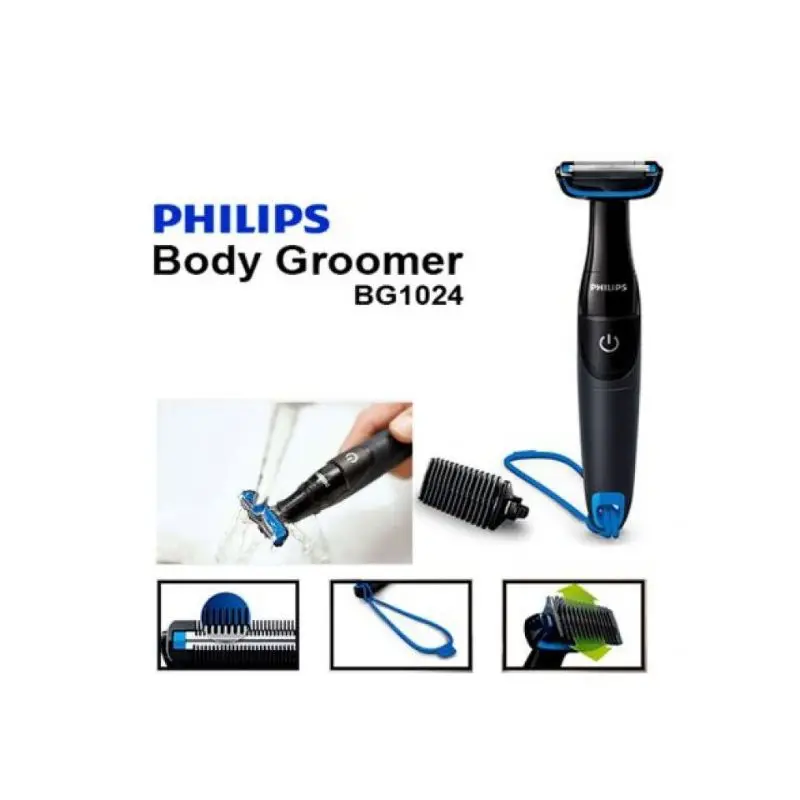 Фото Philips BG1024/15 перезаряжаемая Бритва для мужчин для ухода за телом для чувствительных участков глобальное Универсальное напряжение оригинал №3
