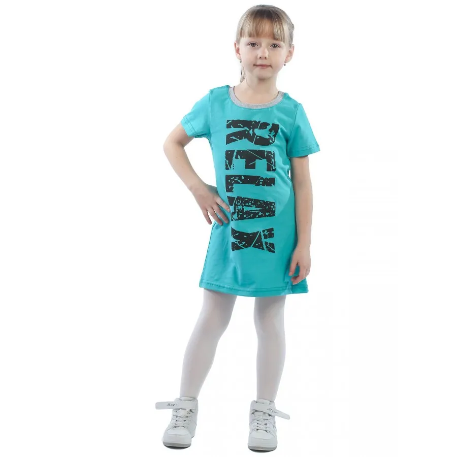 Платье детское RELAX КП5015П2 бирюзовый |