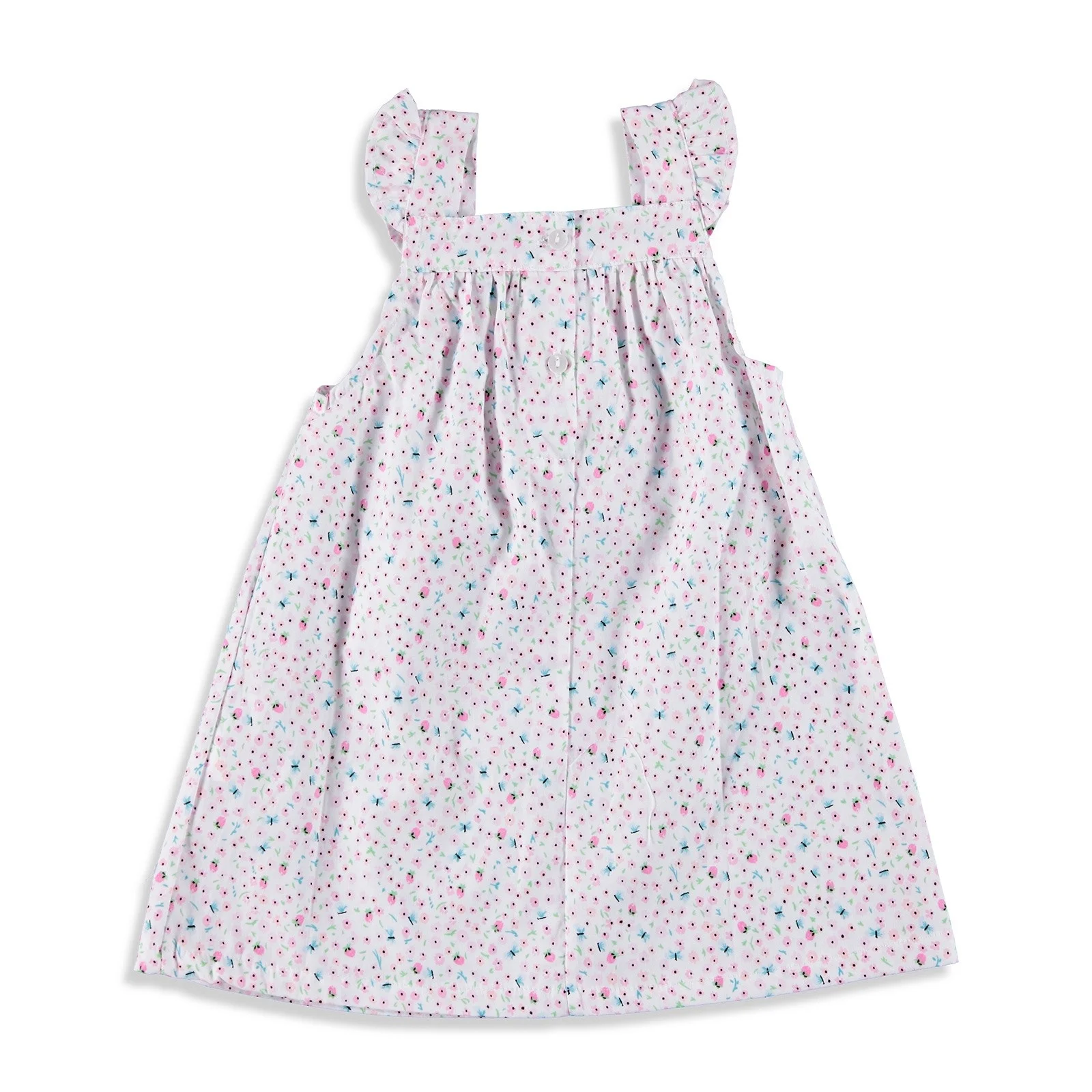 Ebebek HelloBaby/платье для маленьких девочек с оборками на плечах | Мать и ребенок