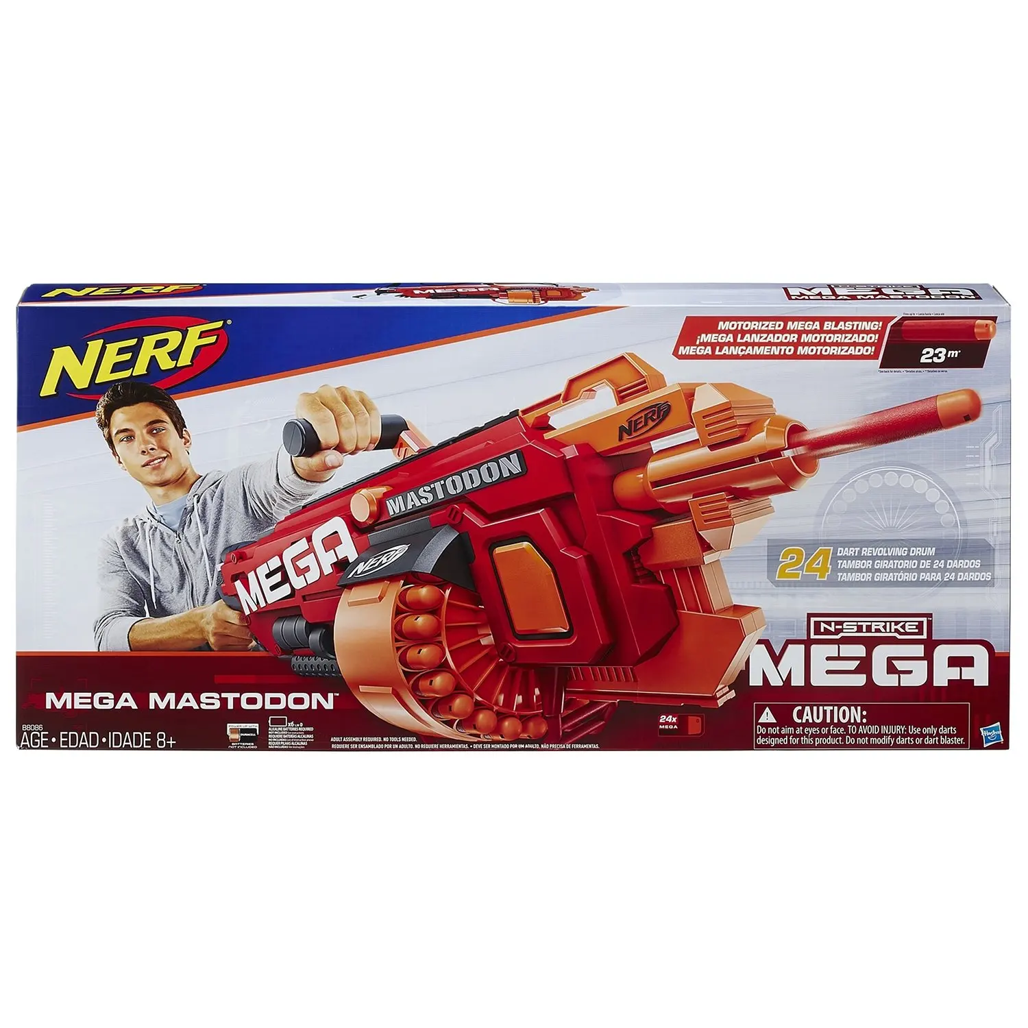 Бластер Nerf Mega Мастодон (B8086EU4)|Водяные пистолеты и бластеры| |