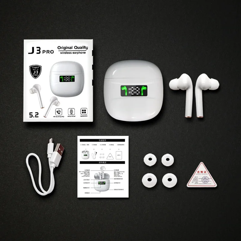 J3 Pro Наушники Tws беспроводные Bluetooth наушники спортивные стерео гарнитура