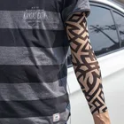 Наружные велосипедные рукава с принтом и татуировкой, 1 шт., нарукавники с УФ-защитой для горных велосипедов, велосипедные рукава, защита рук, рукава для верховой езды