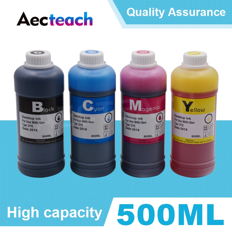 Aecteach 500 мл флакон принтер чернила для заправки наборы Canon PGI425 CLI426 PGI450 CLI451 PGI550 CLI551