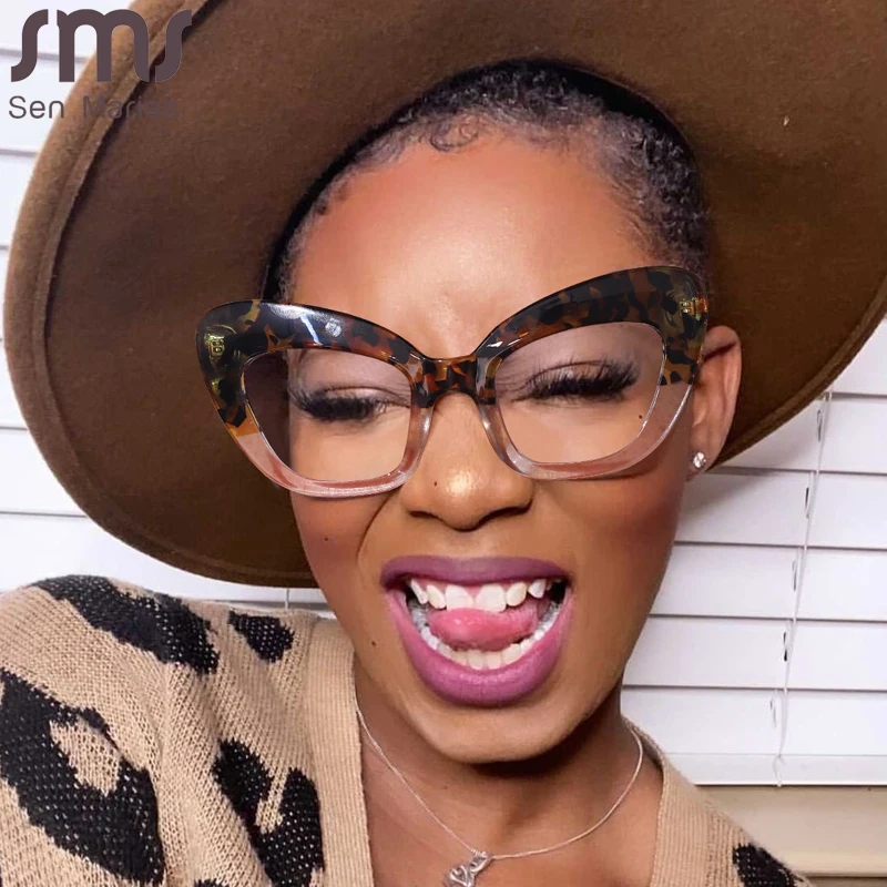 Кошачий глаз анти-синий светильник блокирующие очки оптические для женщин и