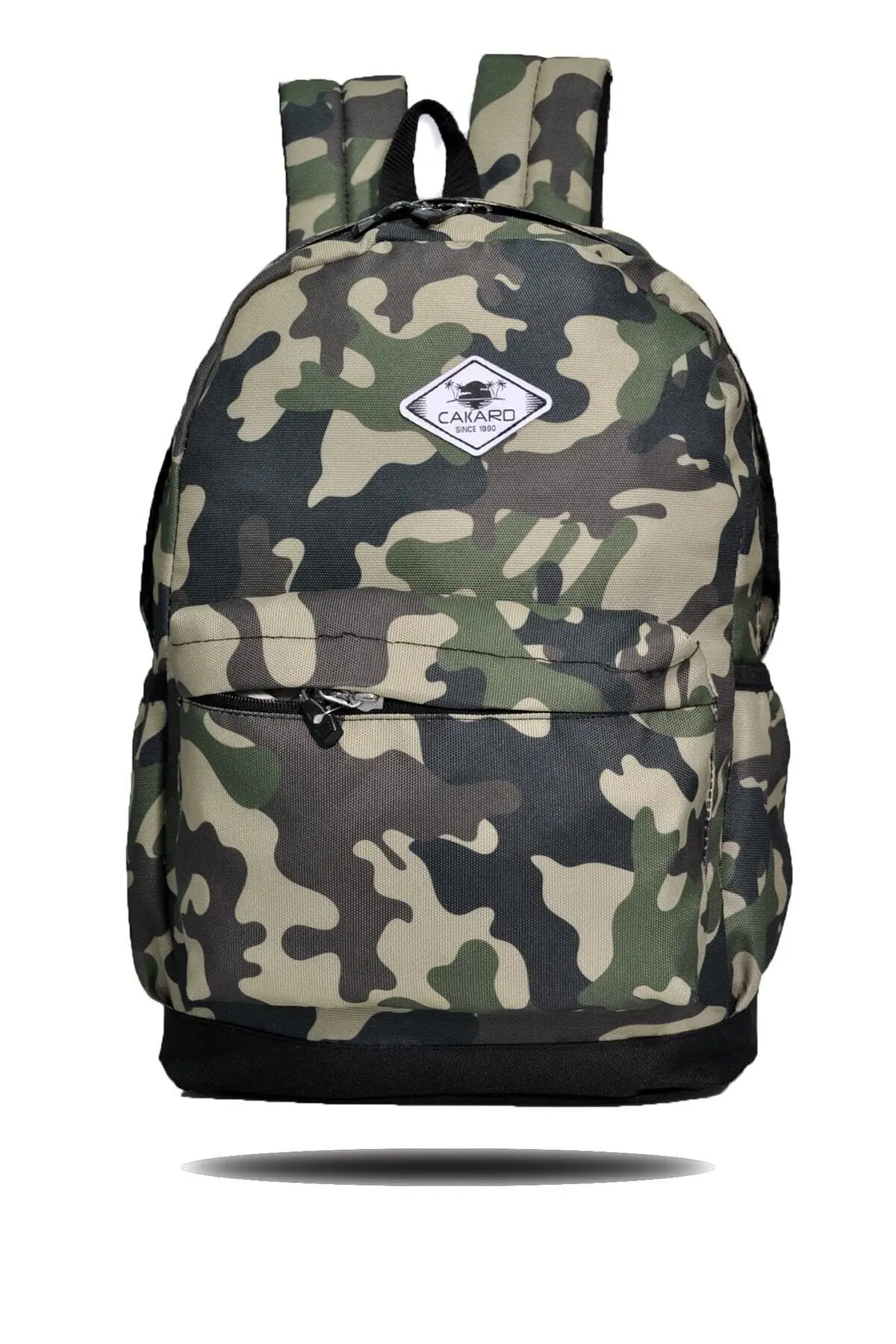 

2021 New School Men's Women's Camouflage Backpack Waterproof Travel Shoulder Bag khaki Blue Color 14" Laptop 3 Zippered