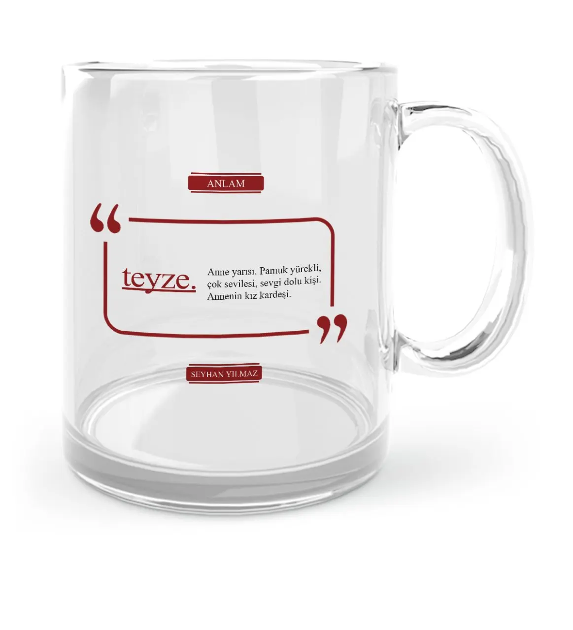 Персонализированные тетя стеклянная кружка 1|Кружки| |