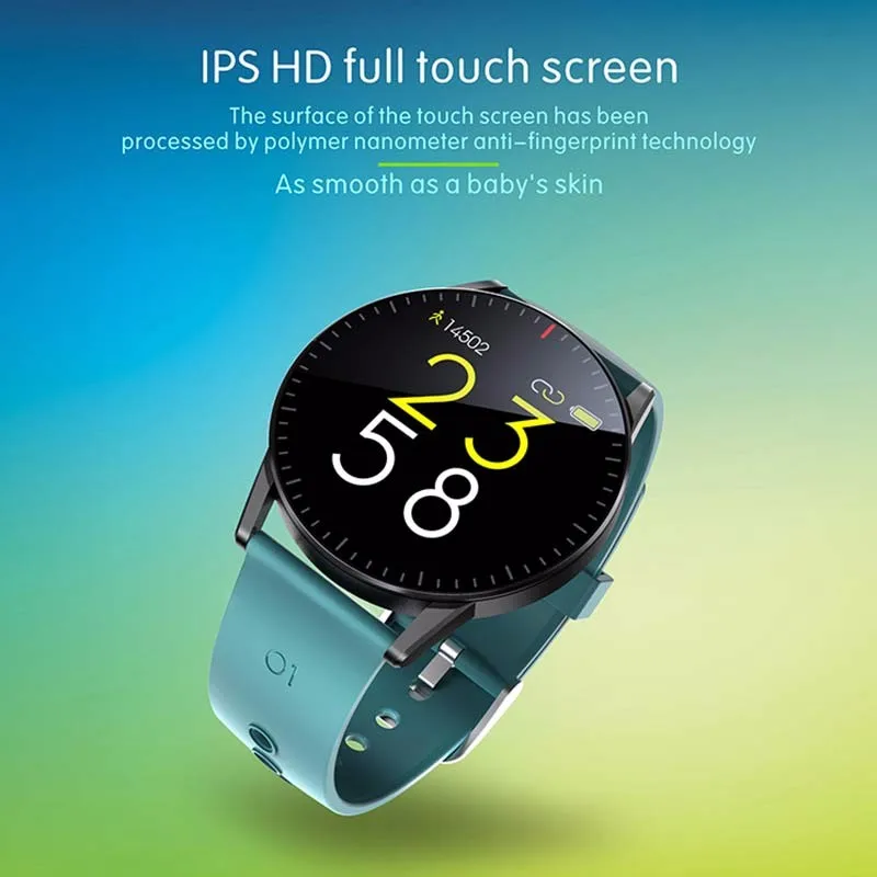 HD Full Press Screen Smart Watch Men Heart Rate women's watches Blood Pressure Wristwatch Clock IP67 Waterproof For IOS Android |