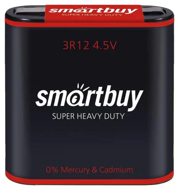 Элемент питания Smart3R12 (уп.1) /12/144/ - квадратная (SBBZ-3R12-1S) шт on.Элемент питания Smart3R12-1S (уп.1) /12/144/ - квадратная - шт.