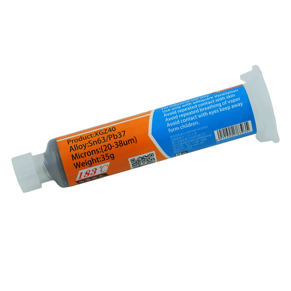 Паяльная паста MECHANIC XGZ40 Sn63/Pn37 35g 20-48 microns | Инструменты