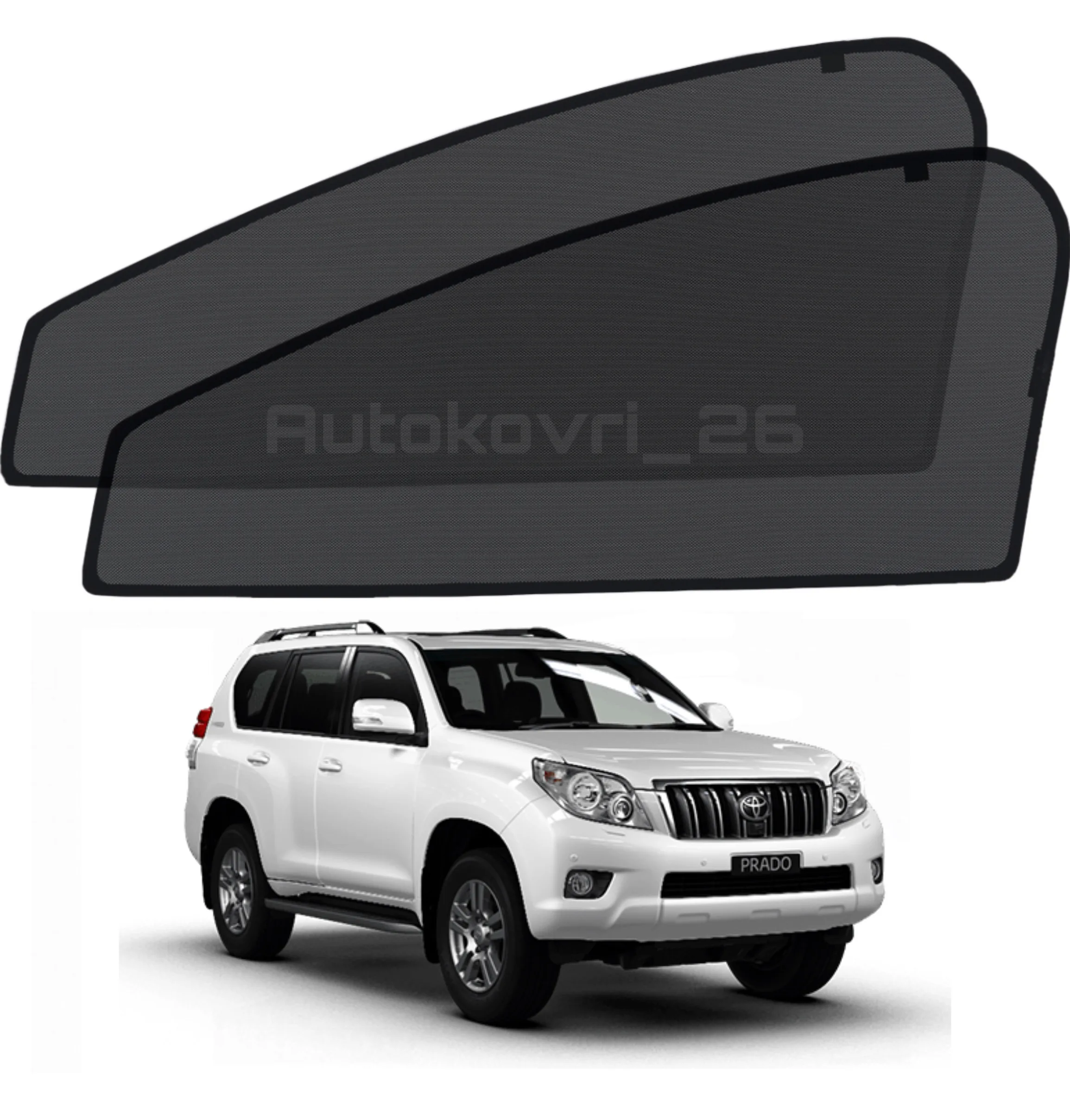 АВТО ШТОРКИ СЕТКИ КАРКАСНЫЕ НА ТОЙОТА ПРАДО 150 TOYOTA LAND CRUISER PRADO (09-) |