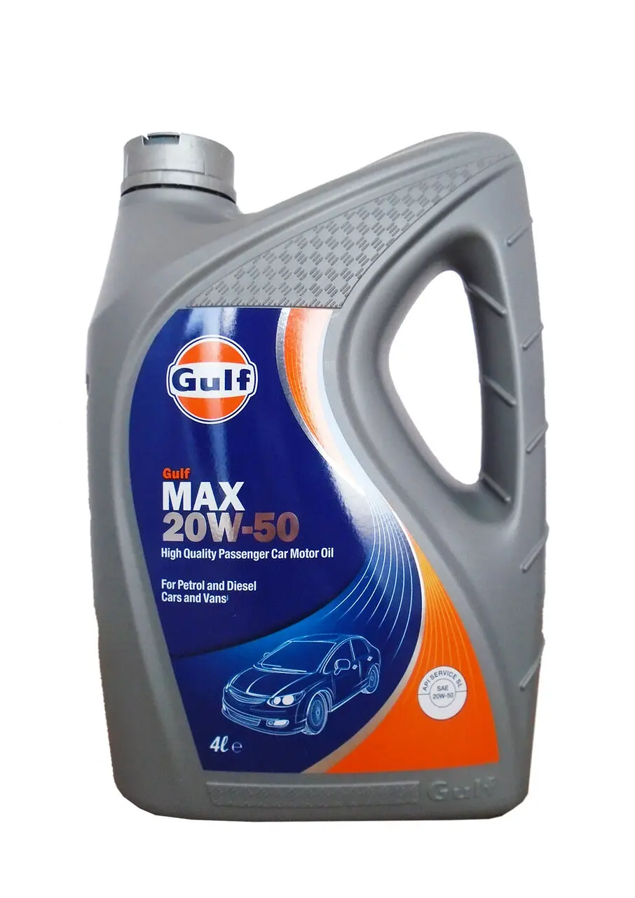 Моторное масло GULF MAX SAE 20W 50 (4л)|Моторное масло| |