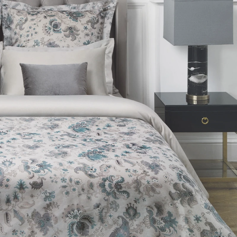 Комплект постельного белья Ecotex Новеллика Пикассо 100% хлопок | Евро 2 сп Дуэт Дом и