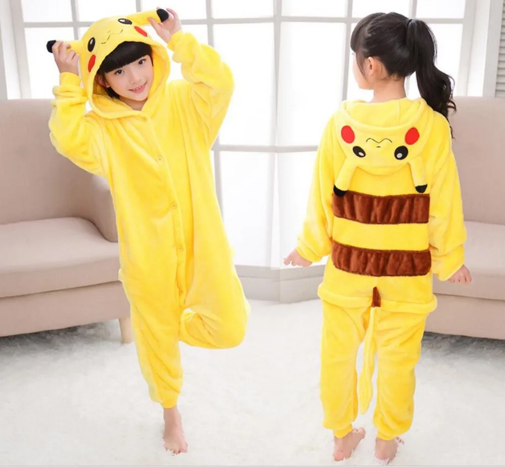 Кигуруми Пикачу Kigurumi пижама Единорог Тоторо Стич Дракон Лемур Панда| |