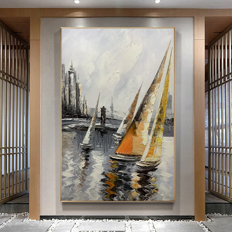

Картина на холсте с морским пейзажем, 32 х32 дюйма (80 Х80 см)