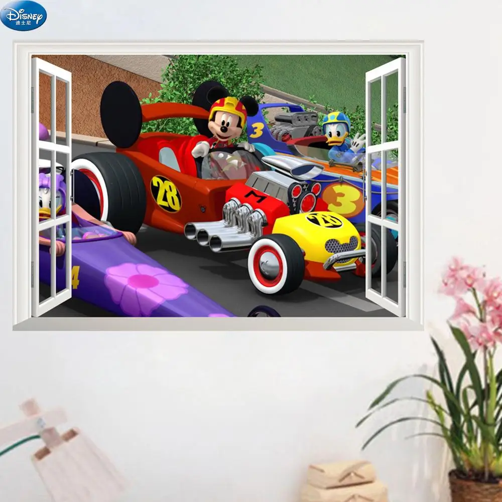 Картина из искусственного винила с изображением Микки Мауса|Наклейки на стену| |