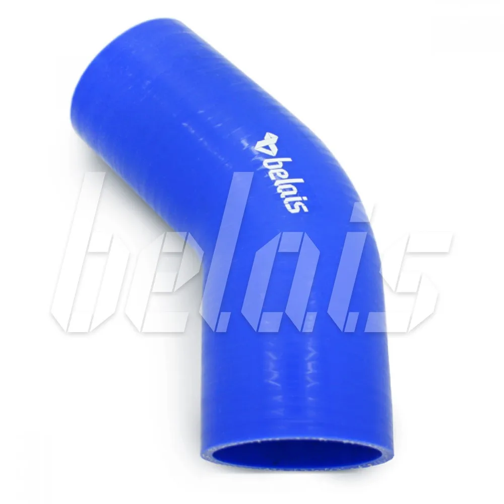 Силиконовый патрубок 45° Ø50 мм (BLUE) #17372 | Автомобили и мотоциклы