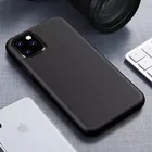 Черный силиконовый чехол для Айфона 11Pro Max