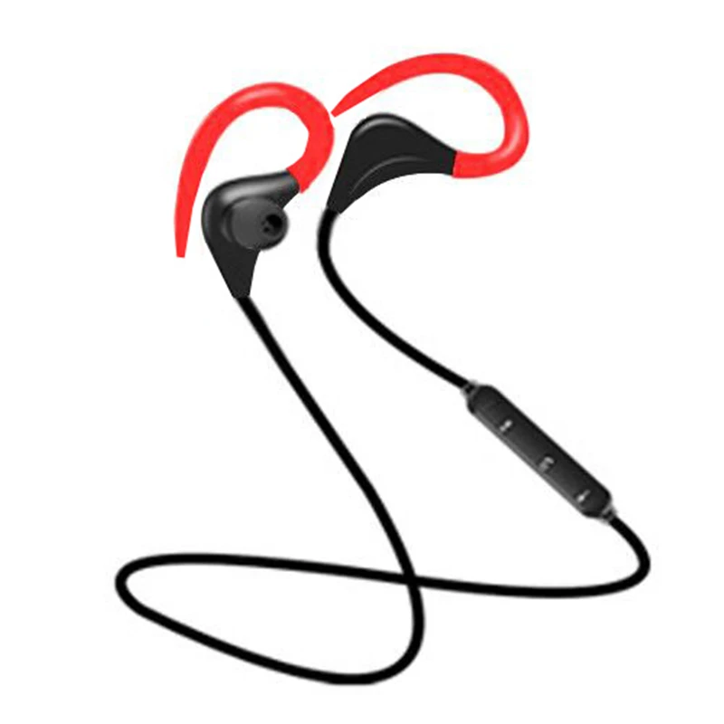 Красный E1 Беспроводные наушники с Bluetooth бас наушники Bluetooth наушники спортивные с микрофоном - Цвет: Красный