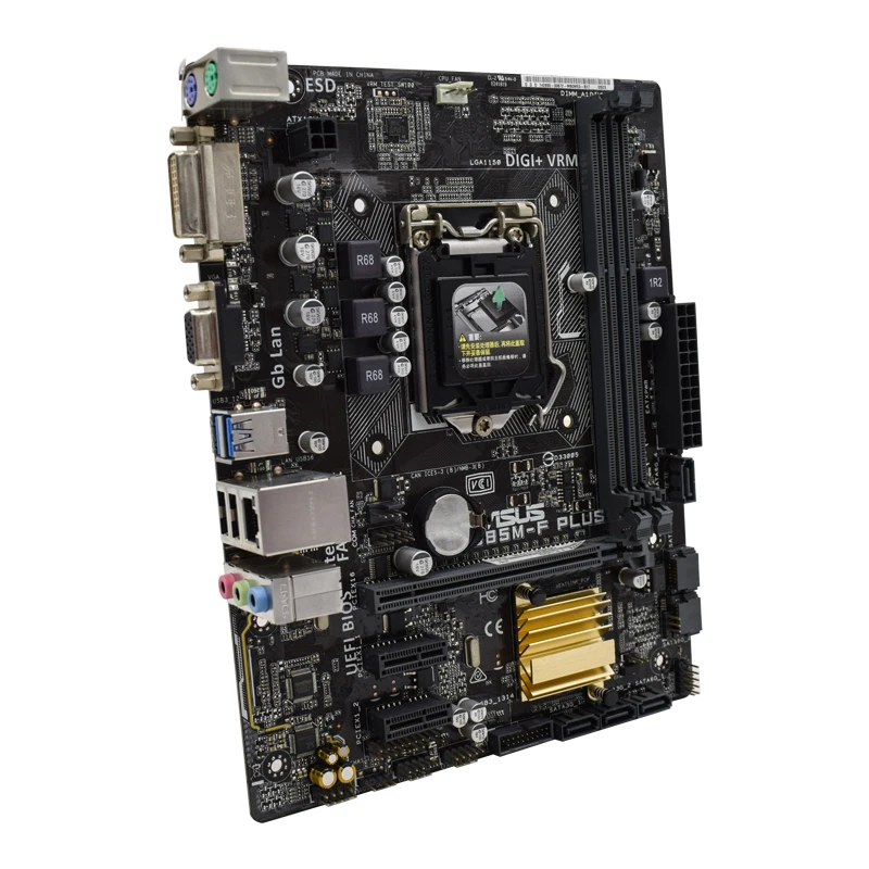 Материнская плата LGA 1150 ASUS B85M-F PLUS комплект материнской платы с процессором intel Core