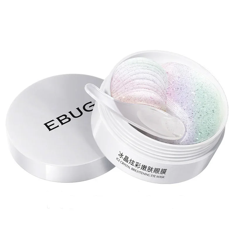 EBUG Тающие осветляющие патчи от темных кругов Ice Crystal 80 гр 60 штук 30 пар