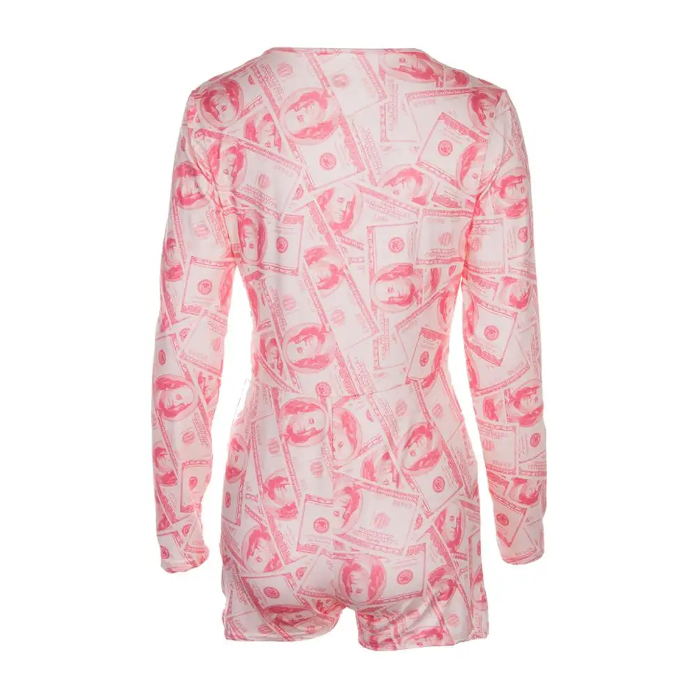 2020 женский сексуальный комбинезон с глубоким V образным вырезом и шортами