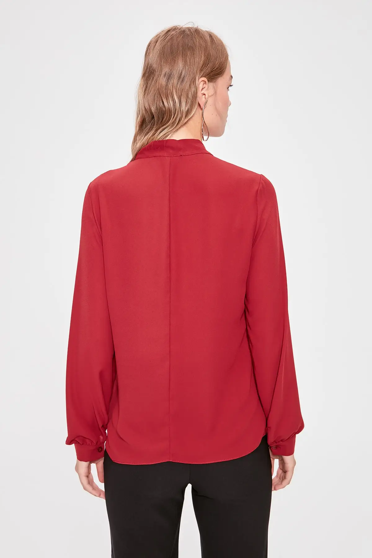 Соединительная муфта Trendyol Maroon Bluz TWOAW20BZ0238| |