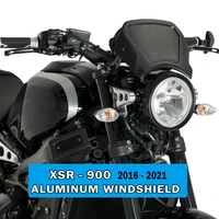 xsr 900 windshield air wind deflector aluminum windshield motorcycle windscreen for yamaha xsr 900 xsr900 2016 2021 accessories