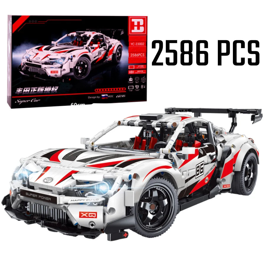 

New High-Tech Series Building Blocks RC Supercar GT86 Model City Remote Control Racing Car Brick Gift for Boyfriend Toy
