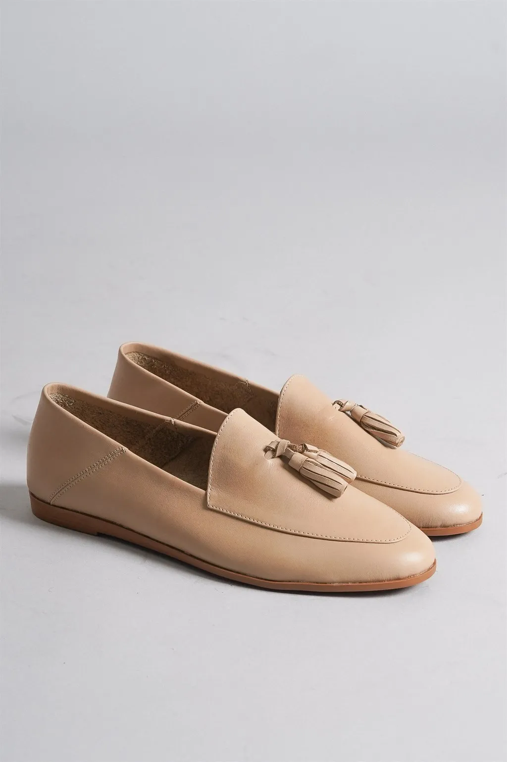 Women Natural 100% Genuine Leather Flat Casual Shoes Brand High Quality Leather Lace-up Solid 5colors Elegant Ladies Flats spring