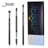 jessup eyebrow brush professional eye makeup brushes set duo eyelash angled brows brush definer eyebrows makeup tools kits3pcs