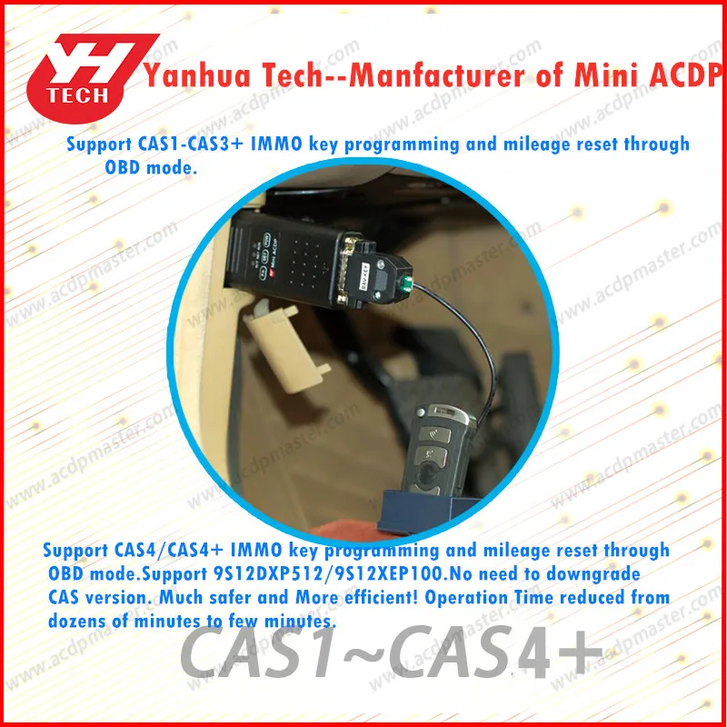 Yanhua Mini ACDP CAS Module key-programmer for BMW add key all-key-lost /mileage CAS1/CAS2/CAS3/CAS3+/CAS4/CAS4+ | Автомобили и