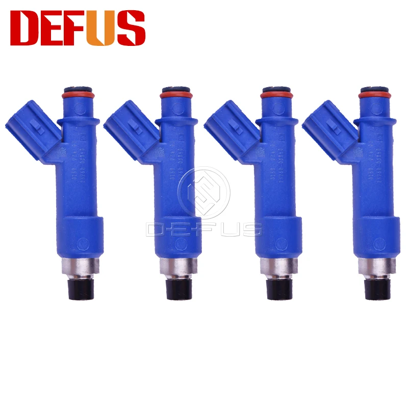 

4X топливный инжектор 23250-0D050 сопло для Toyota Corolla Matrix 1.8L ZZE12 2005-2008 23209-0D050 инжекторы двигателя клапан