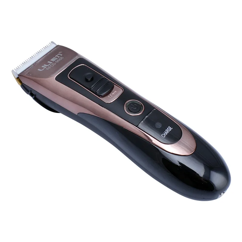 Профессиональная электрическая машинка для стрижки волос титановое лезвие 1400 мА