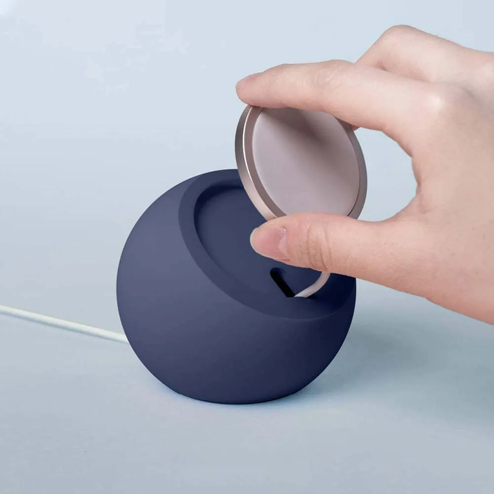Magnetic Wireless Charger Stand Holder for iPhone 12 Pro Max Mini  Silicone Ball Shape Charging Dock Station Base For Magsafe
