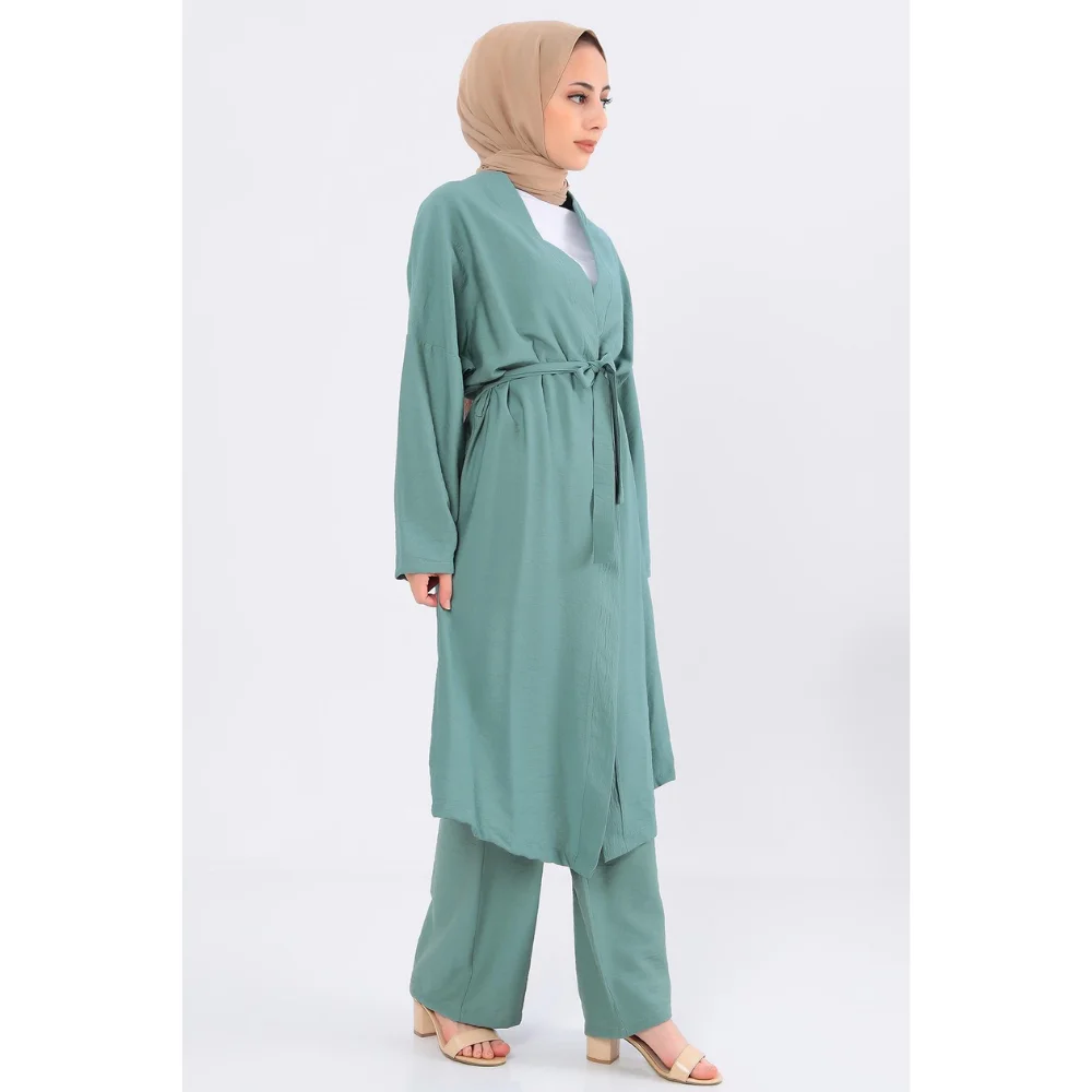 Kimono Ayrobin Pants Suit Muslim Trend Fashion muslim dress women abaya kaftan modest dress abayas for women abaya turkey turkis