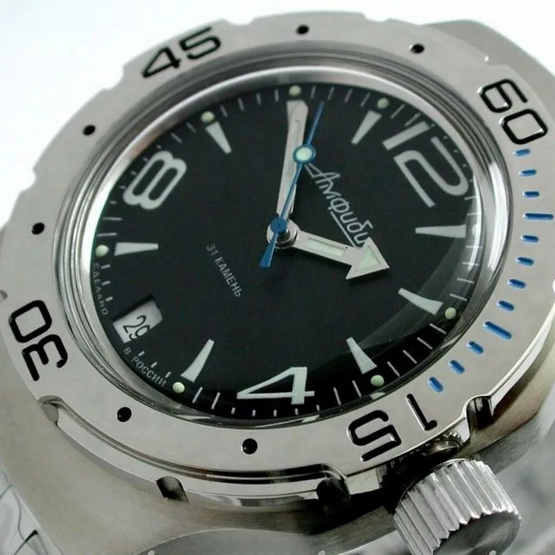 Часы мужские Восток Амфибия 160271 с автоподзаводом