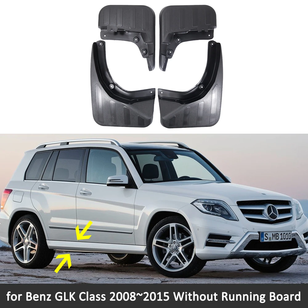 

4x для Mercedes Benz GLK Class X204 2008 2009 2010 2011 2012 2013 2014 2015 Брызговики Fender Flare Брызговики Guard Splash Fenders