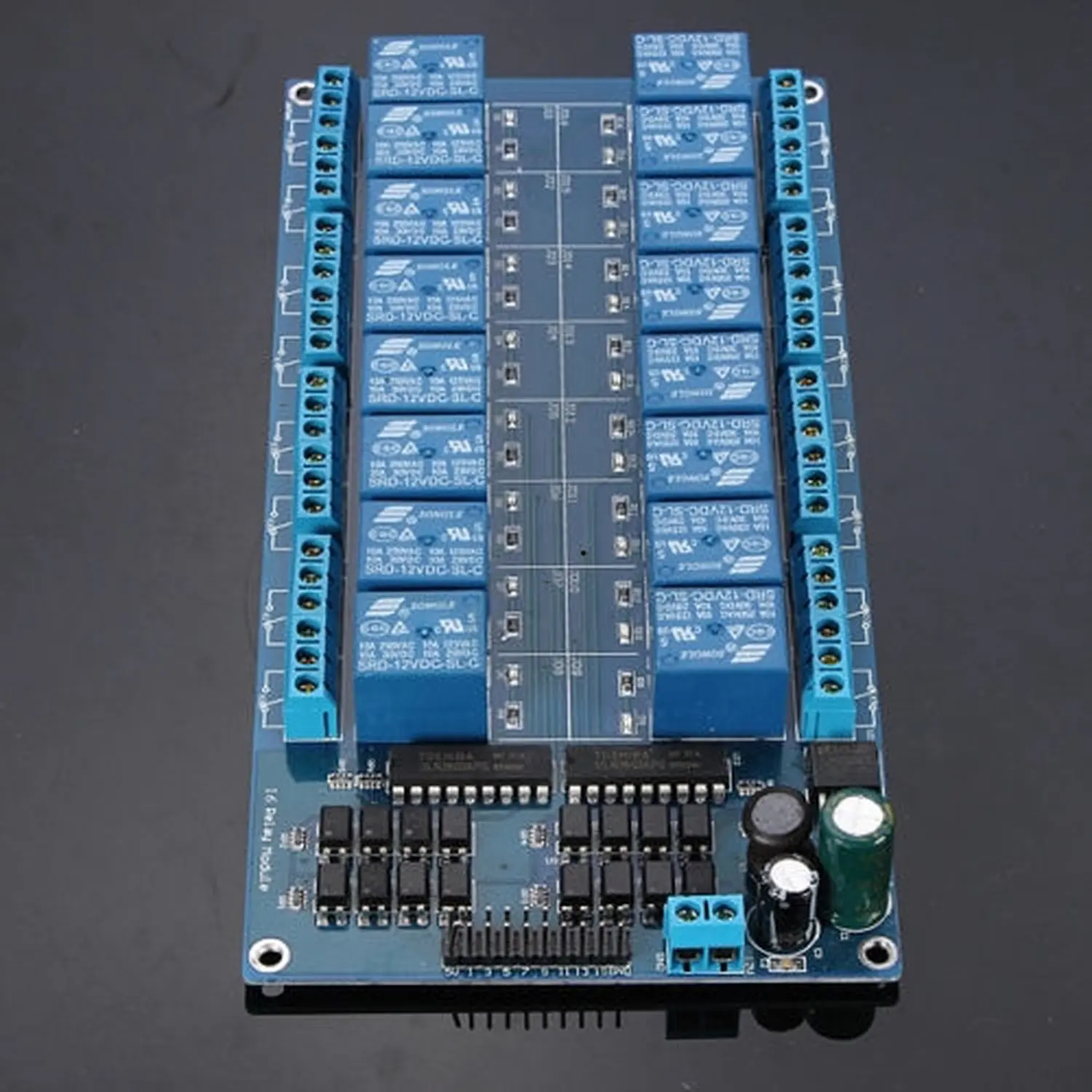 Набор 16 реле 16-канальные 12 В для Arduino [Совместимость с Arduino] | Электронные